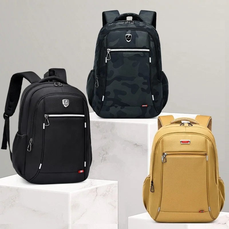 

Student Schoolbag Oxford Large Capacity Multi-compartment Outdoor Leisure Anti-splashing Water Travel Portable Business Backpack