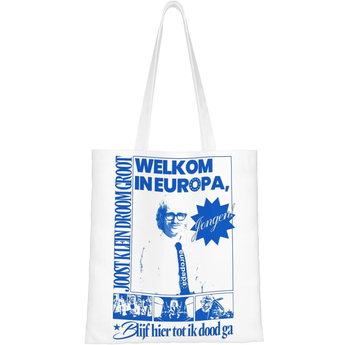 Joost Klein Eurovisions Song Contest 2024 The Netherlands Tote Bags Women Handbag College Shoulder Bag Daily Grocery Bag