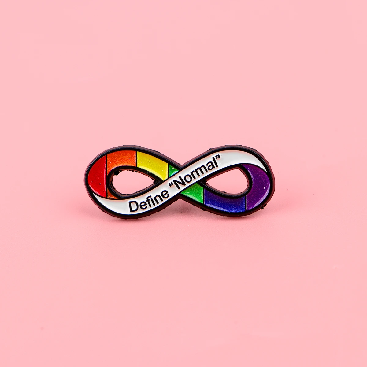 Broche émaillée Symbole Infini Coloré Autisme avec Citations Amusantes, Épingle de Revers, Badge pour Sac à Dos, Vêtements, Accessoires, Bijoux, Cadeaux