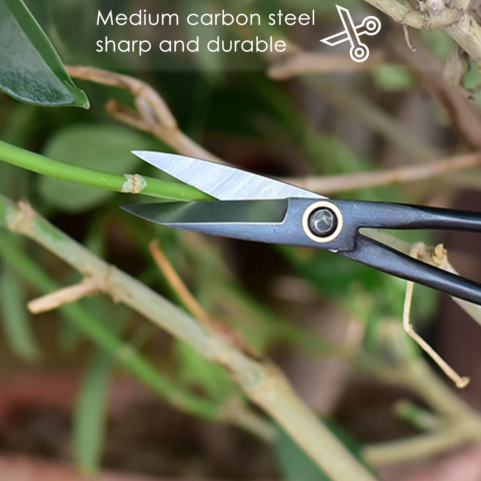 20cm Home Gardening Long-handled Branch Cut Sapling Handle Scissors Bonsai Scissors Tool Beginner Bonsai Branch Shears Tool