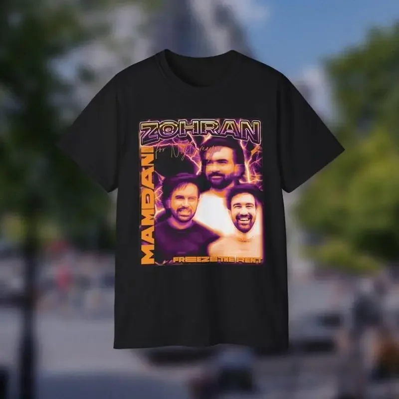 Zohran Mamdani For Nyc Mayor Bootleg 90S Hip Hop Style T Shirt