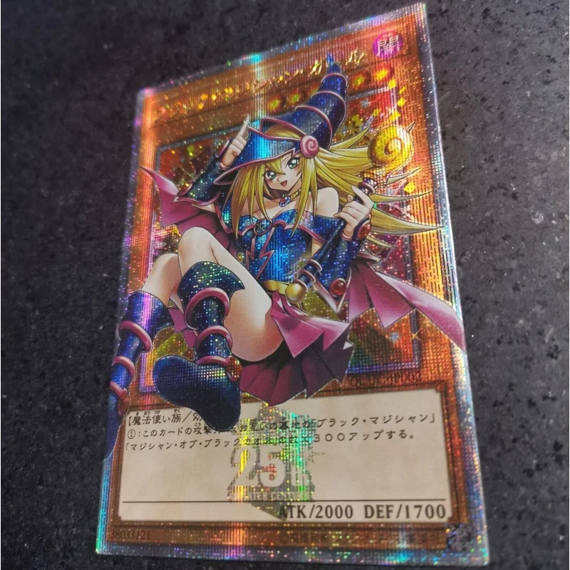 Yu Gi Oh Cards Black Magician Girl Rushdual-ORR Anime Game Characters ACG Collection Color Flash Cards Off Screen Series DIY Toy