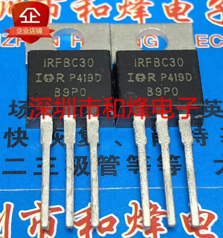 5PCS IRFBC30 TO-220 MOSFET 60 3 6A