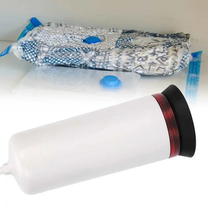 ไฟฟ้าอัตโนมัติปั๊มสูญญากาศ USB แบบพกพาขนาดเล็ก Powered เครื่องซีลสูญญากาศซีลสูญญากาศอาหารเครื่องใช้ในบ้าน