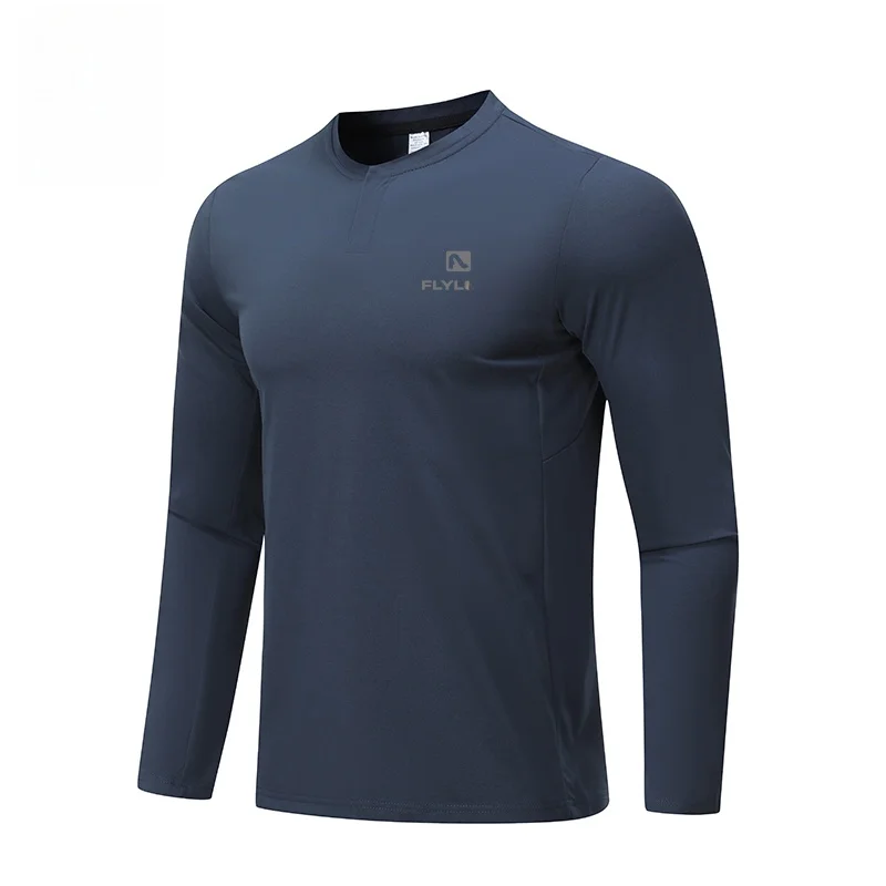 

Flylow Men's Long Sve T-irt Casual Running Fitn Outdoor Qui Dry Breathable Base Layer Top for Autumn Season