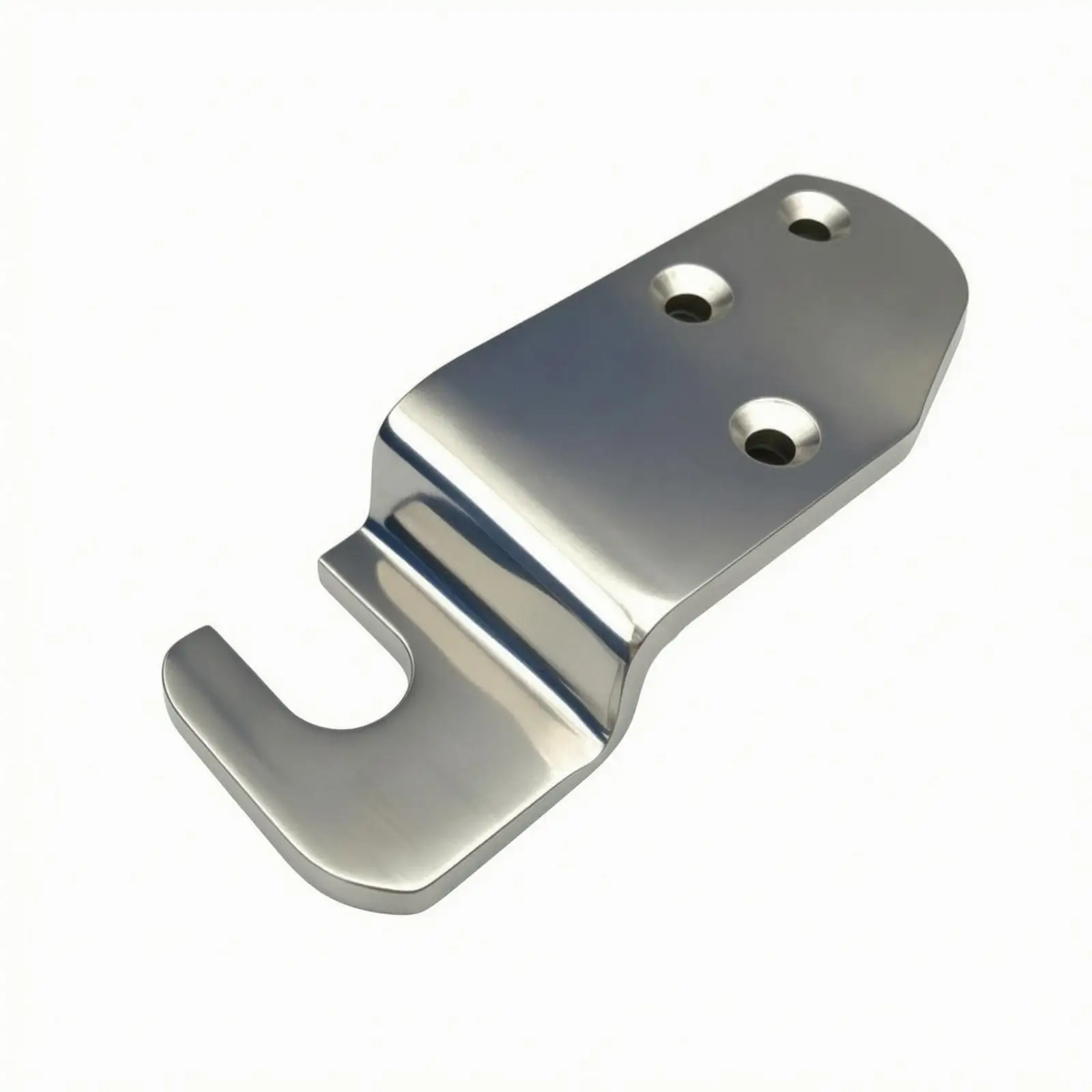 Stainless Steel Truck Fixing Hook with 3 Bolt Holes for Commercial Fleet Body Builds and Repairs