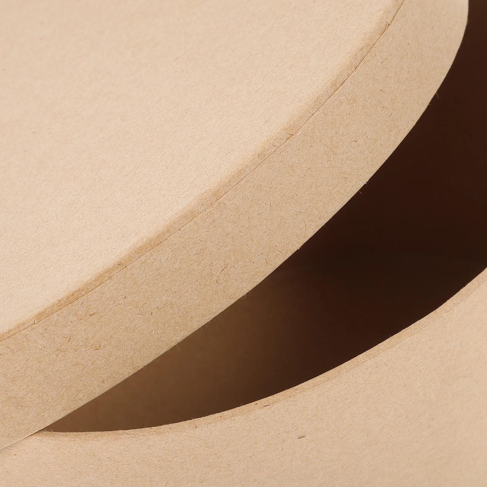 

Oval Hardboard Kraft Paper Cookie Box Cake Container Smooth Surface Durable Packaging Box 6x4x2 Shipping Boxes