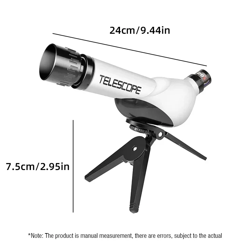 Kids Telescope Science Experiment Monocular for Beginners Puzzle Science Spyglass Teaching Educational Toy Children Xmas Gift