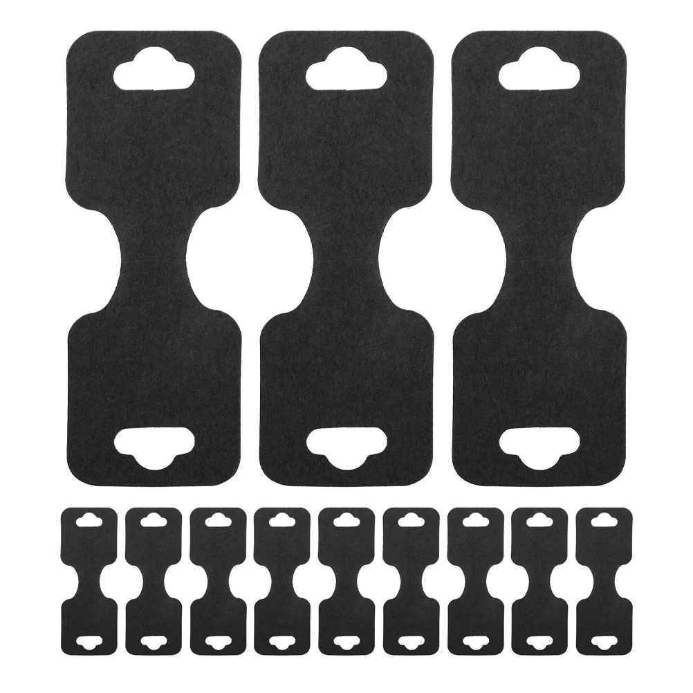 

50Pcs Jewelry Display Cards Foldable Blank Necklace Bracelets Rings Keychains Packaging Necklace Card Holder Ring Cards