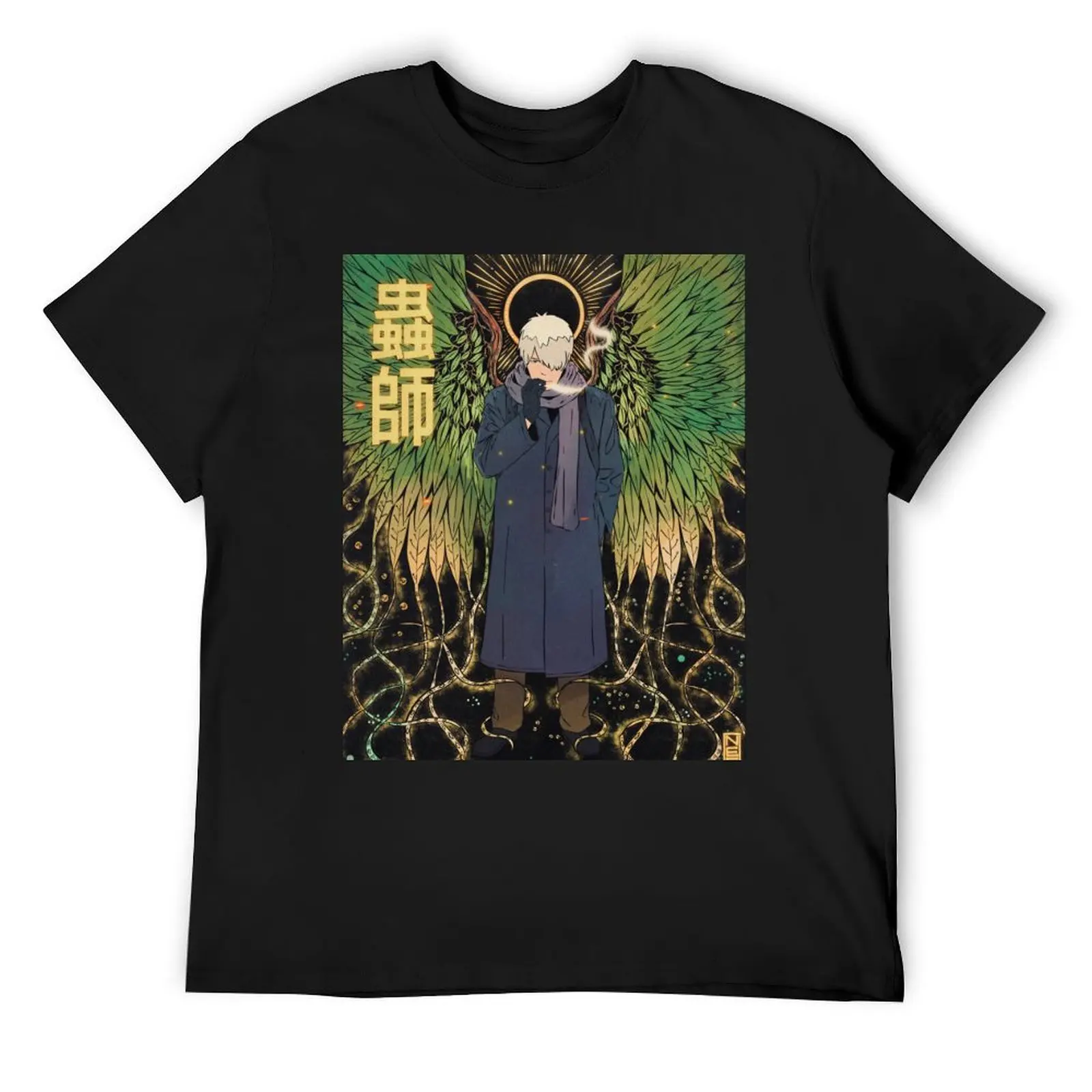 ginko - mushishi T-Shirt blanks anime tshirt designer t shirt men