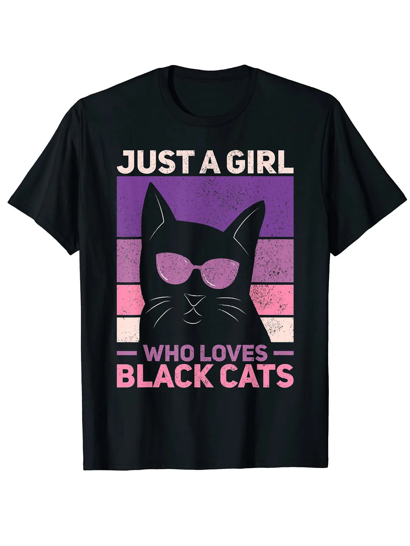 

Just A Girl Who Loves Black Cats Lover Women Funny Black
