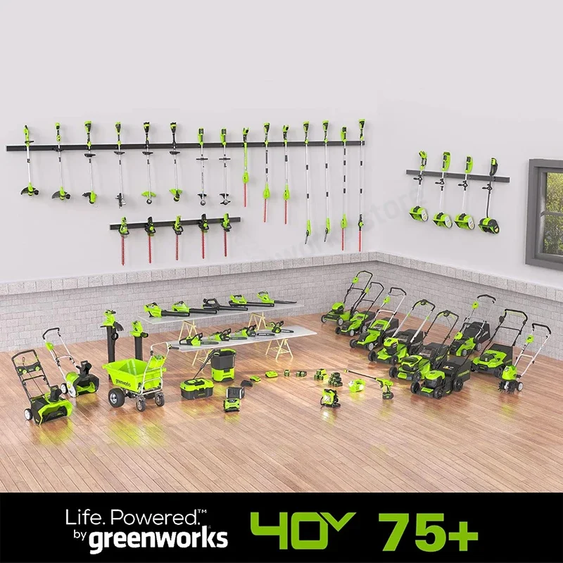 بطارية Greenworks 40 فولت الأصلية لبطارية ليثيوم GMAX 40 فولت G40B4 بطارية ليثيوم قوية Gen 2 متوافقة مع Greenworks 40 فولت