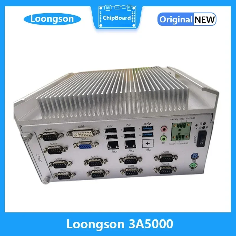 Loongson 3A5000 Industrial Personal Computer Traffic Industrial LA Architecture Fanless Industrial IPC