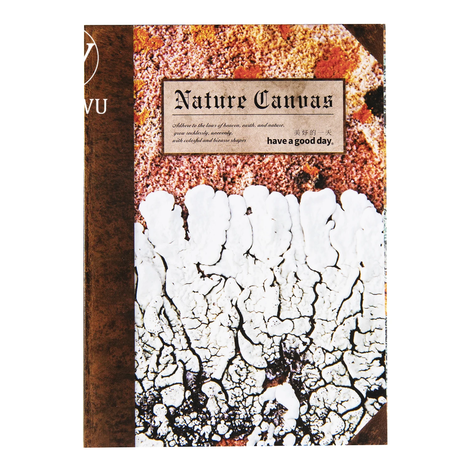 JIANWU 30 Sheets Nature Canvas Series Vintage Plant Pattern Collage Material Paper Creative DIY Junk Journal Stationery