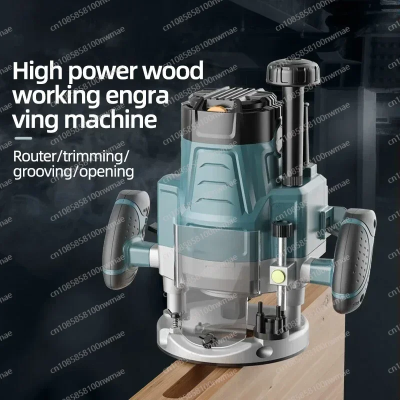2000W Electric Trimmer Router Wood Milling Machine 220V Wood Routers Bakelite Machines Speed Adjustable  Keyhole Tenoning Tool