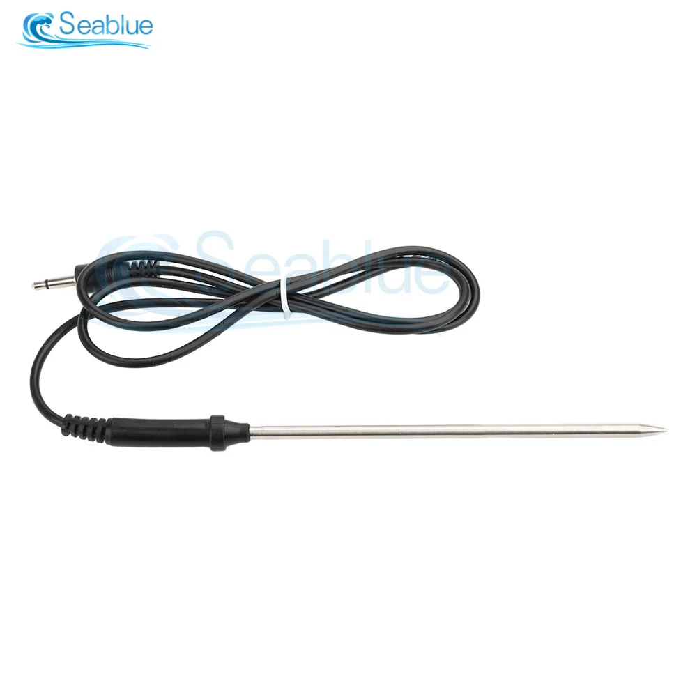 1PCS Food Meat Thermometer Probe 120MM Stainless Steel Waterproof Temperature Sensor Probe Cooking Thermometer Probe Replacement