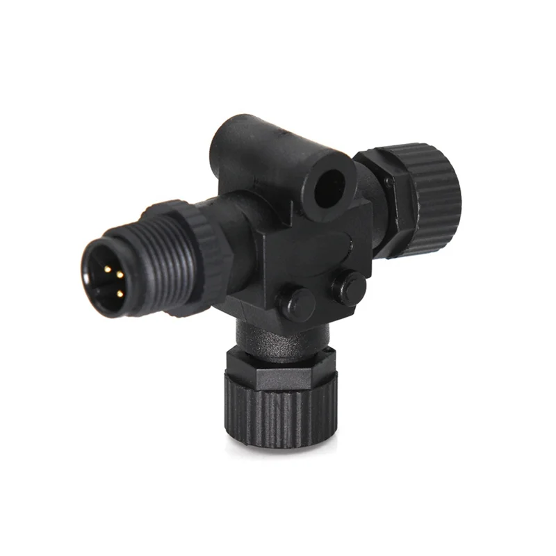 For NMEA 2000 T Connector 3 Port T-Shaped Three-Way NMEA 2000 Starter Kit T Connector Starter Kit