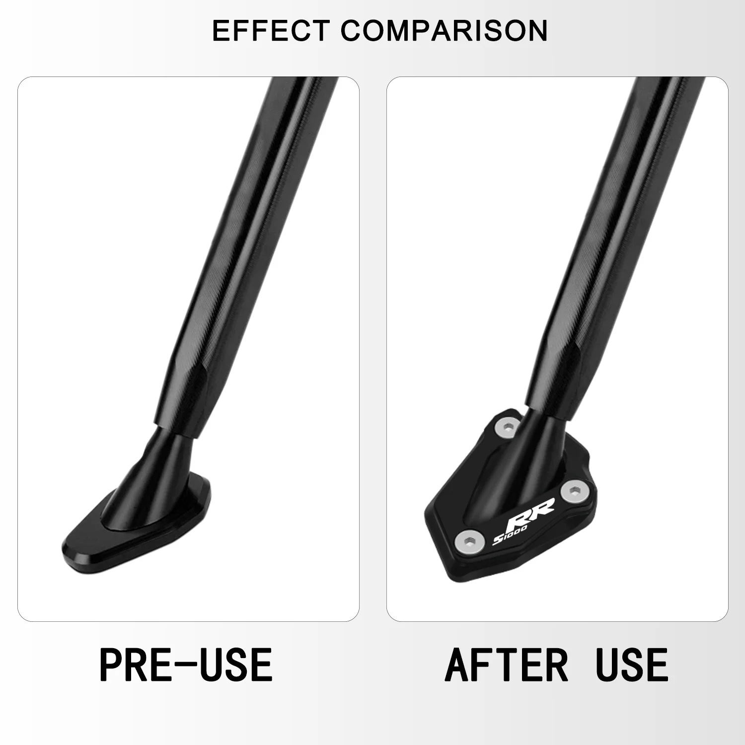 Hot-Selling Motorcycle Foot Side Stand Plate For S1000R S1000RR M1000RR 2019-2026 Foot Kickstand Extension Support Pad s1000rr