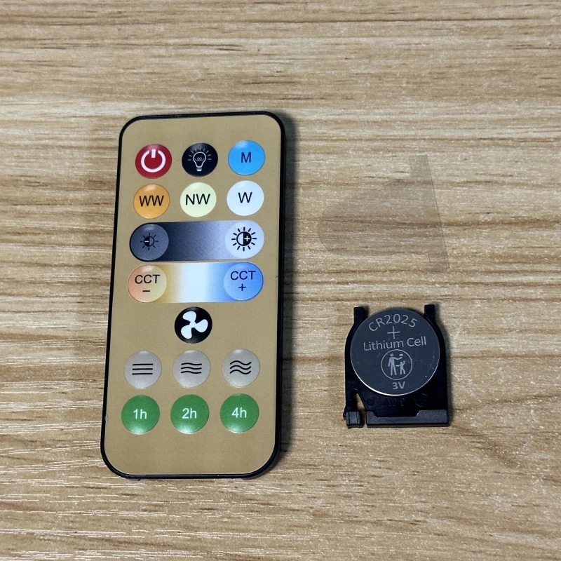 2025 Lüftergeschwindigkeit mit einstellbarer Helligkeit, 4 Stunden Timing, E27-Lichtventilator-Fernbedienung