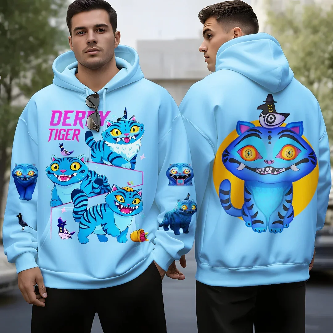 الخريف/الشتاء هوديس الصيد الساحرة فريق غزة الرجال فريق نفس النمط الحلو كول الشارع ثلاثية الأبعاد المتضخم الكبار الرجال والنساء