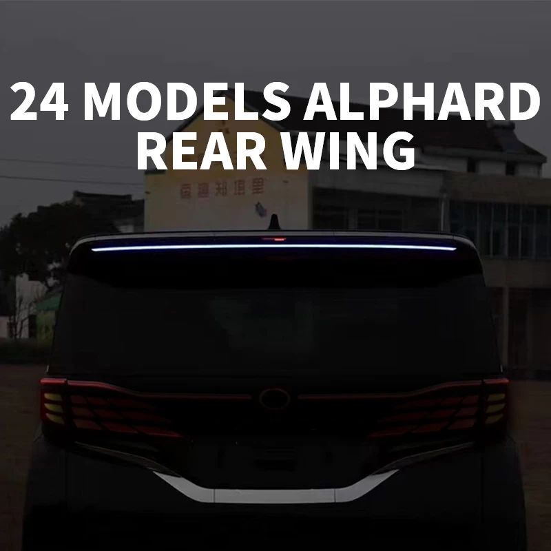 DJZG جناح خلفي عالي الجودة مع قطع غيار السيارات الخفيفة لملحقات Alphard 40 وملحقات السيارة والديكور الداخلي #2