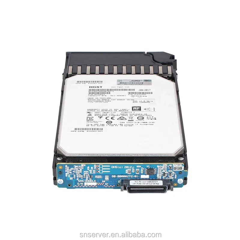 861744 -B21 4TB 6G 7.2K RPM 3.5 "SATA LPc HDD พร้อมถาดอัจฉริยะสําหรับฮาร์ดดิสก์เซิร์ฟเวอร์ G10-G11