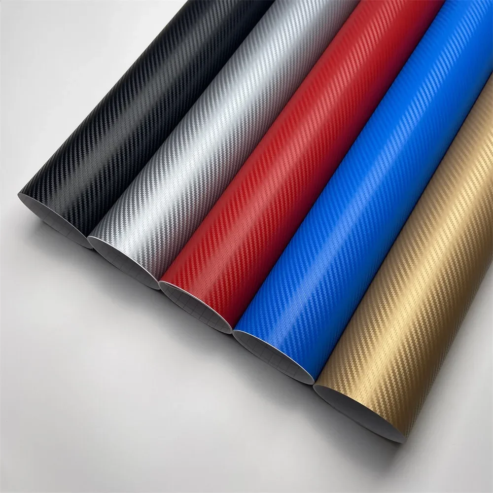 3D Carbon Fiber Vinyl DIY Car Wrap Sheet Roll Film High-Quality  Waterproof Decal Motorcycle Car Accessories Styling
