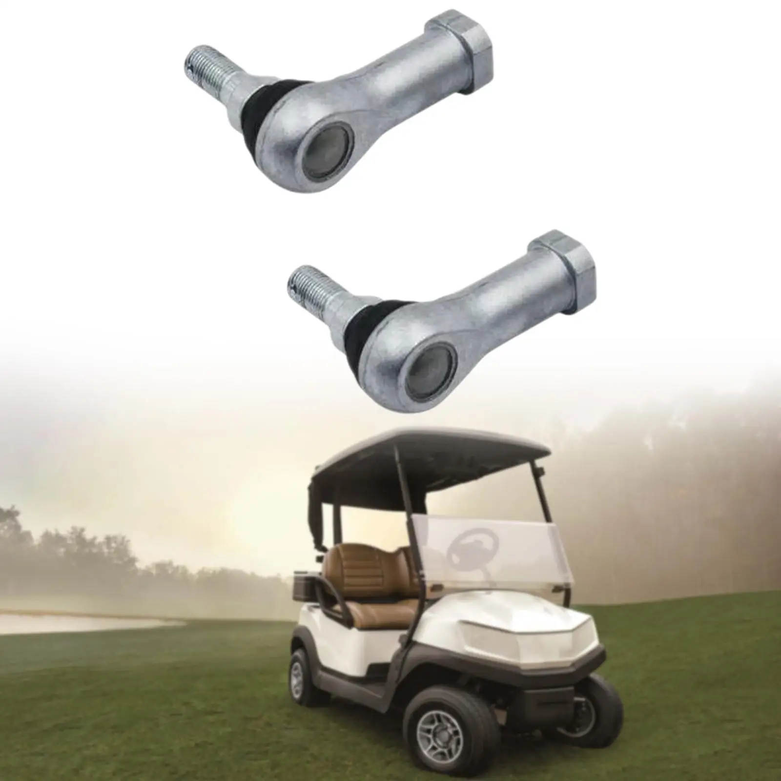

2 Pieces Golf Cart Tie Rod Ends 102288301 Replacement for Club Car DS