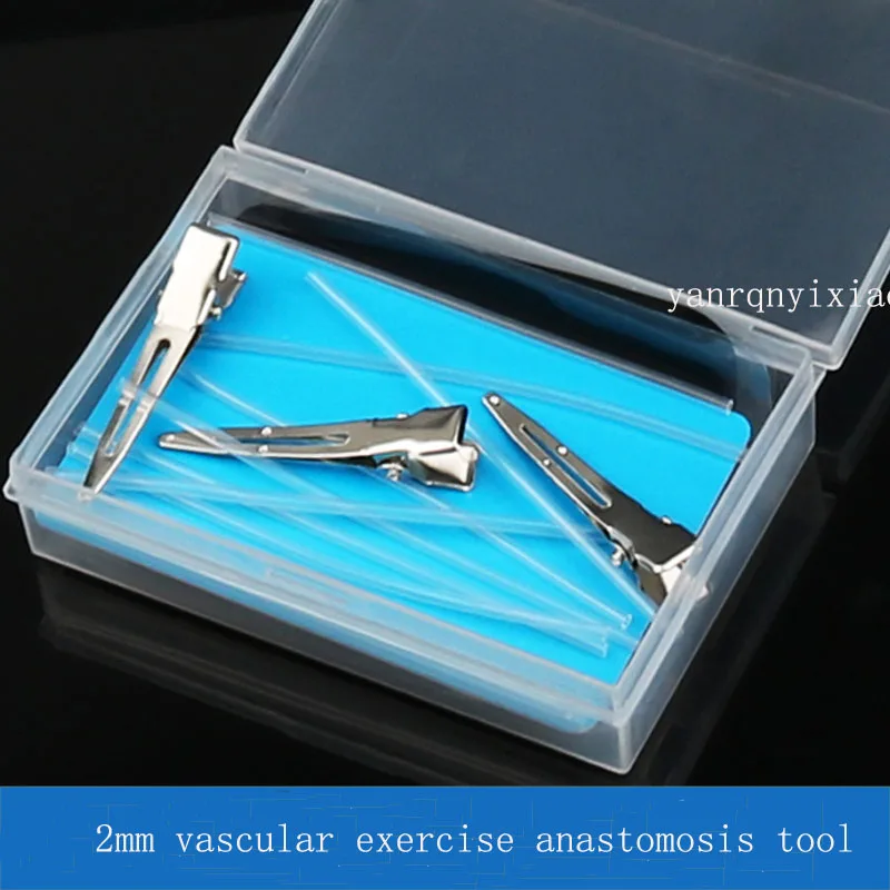 Microsurgical anastomosis simulation blood vessel 2mm5mm measurement suture skills training model blood vessel exercises