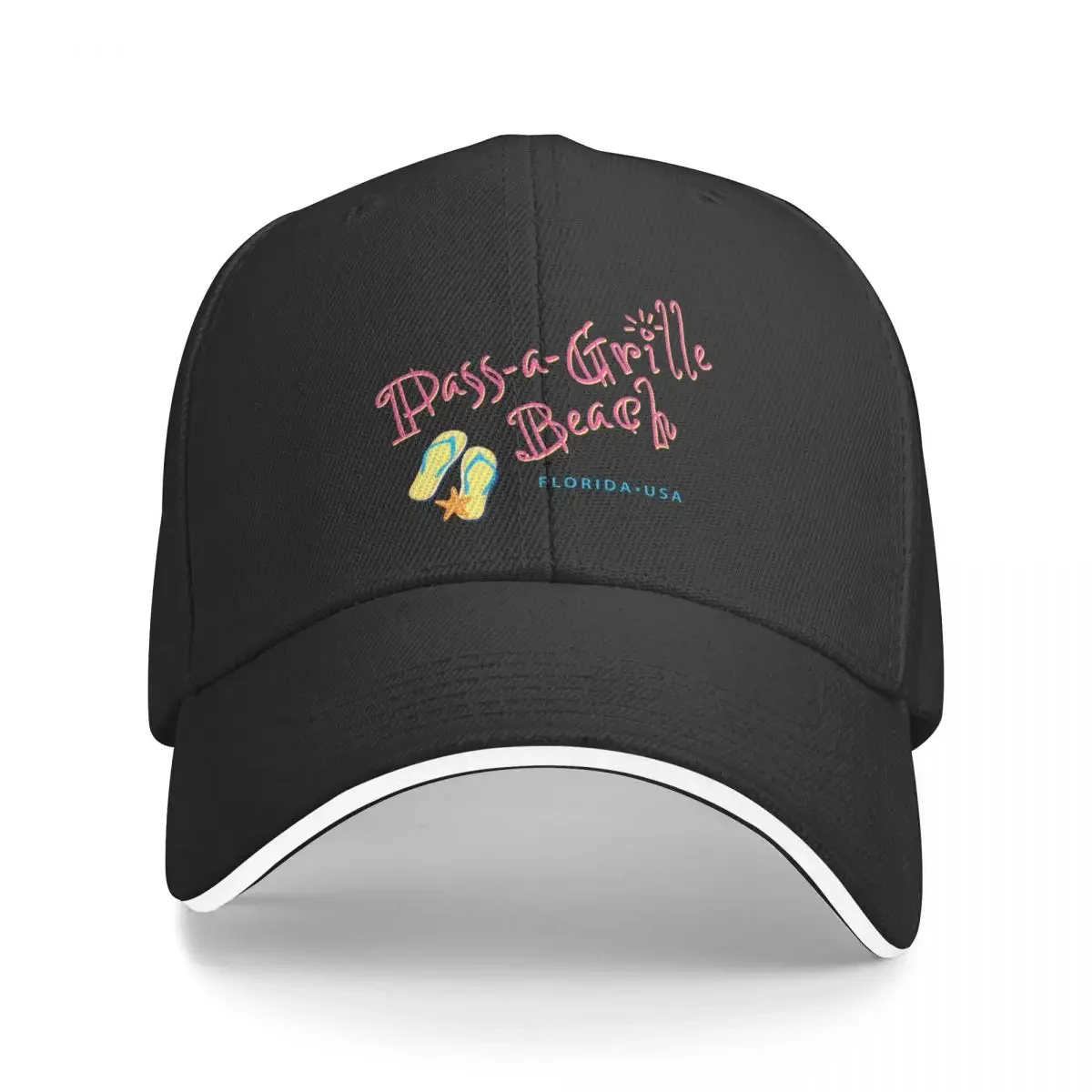 

New Pass-a-Grille Beach Florida Baseball Cap Vintage custom hats Women's Hats 2023 Men's