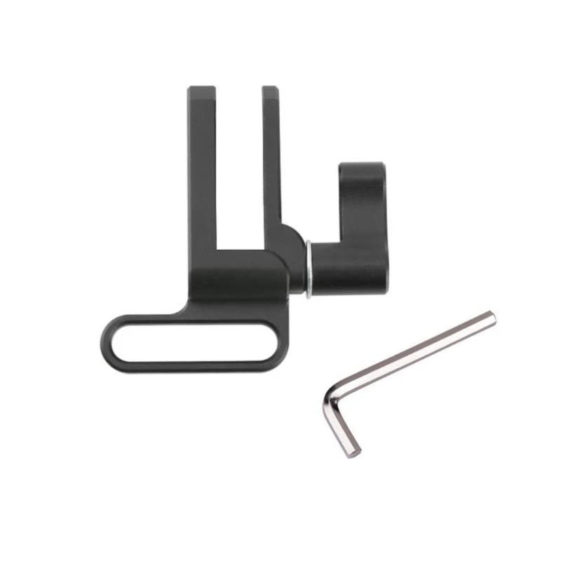 Aluminum Alloy Cable Lock Clip for DSLR Cameras with 1/4inch Thread Screw