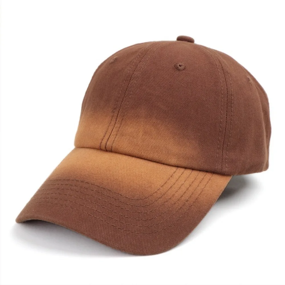 

Quick Dry Gradient Color Baseball Cap Breathable Adjustable Outdoor Sports Hat Ponycap Trucker Hat UV Protection Snapback Hat