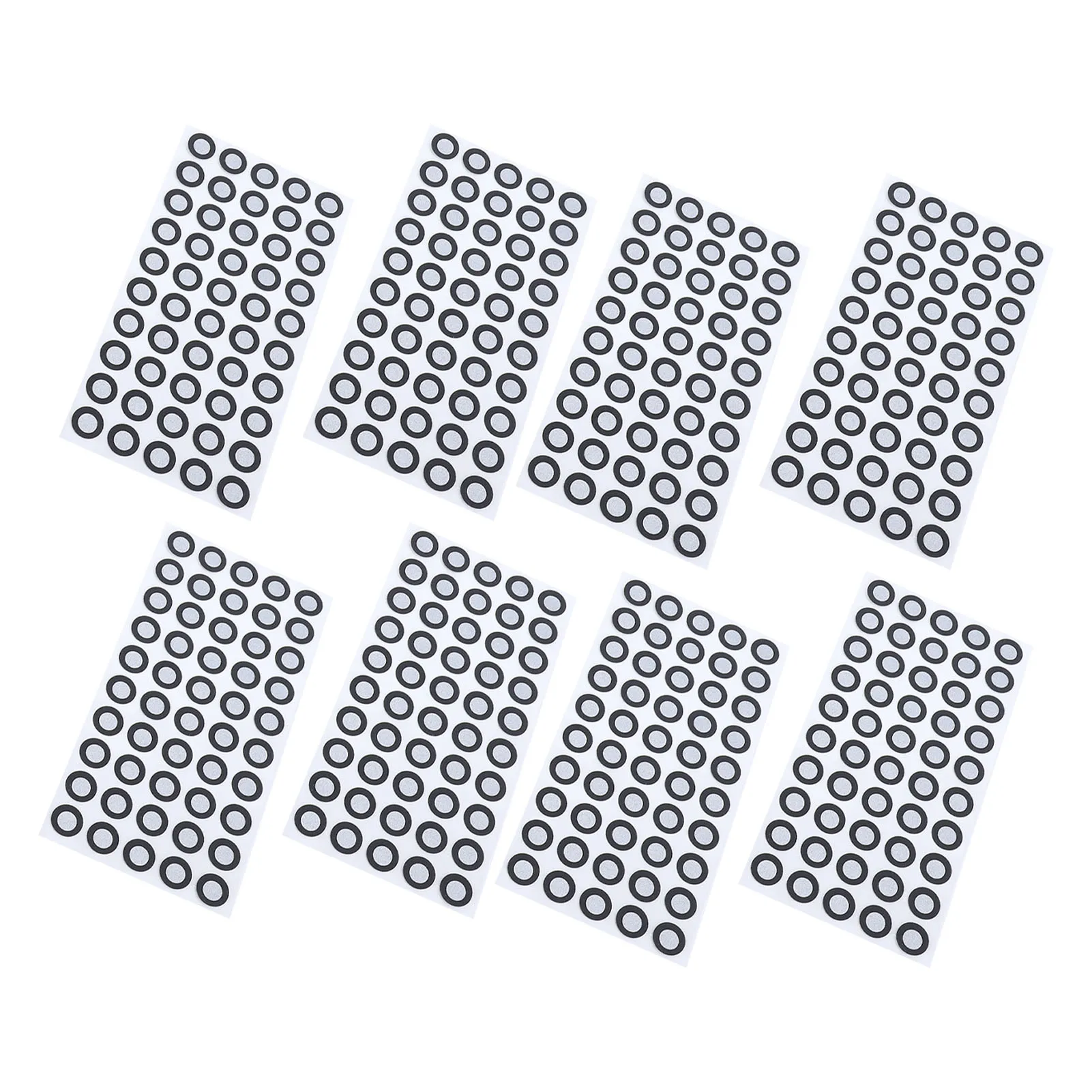 

500 Pcs/10 Sheets 3D Scanning Marker 6mm ID 10mm OD Reference Point Diffuse Reflection Markers 3D Scan Tracking Dots