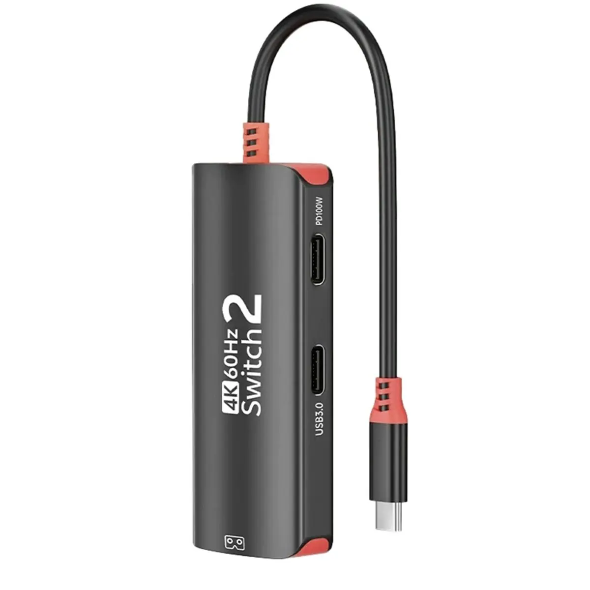 A86G Universal 4K60Hz USB C Adapter for Switch 2/1, Phone, Tablet, -Connect to for ,for ,for AR Glasses