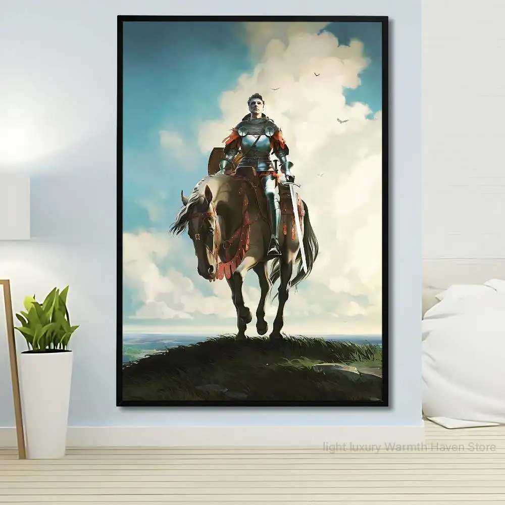 K-Kingdom Come D-Deliverance Anime Wall Art Canvas Painting Poster For Living Room Home Decor Decoration Picture