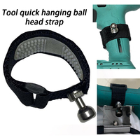 For Greener 10mm13mm Ball Head Quick Hanging Strap for Worx/ Easeman2.0 Quick Hanging Power Tool External Accessories Tools Part