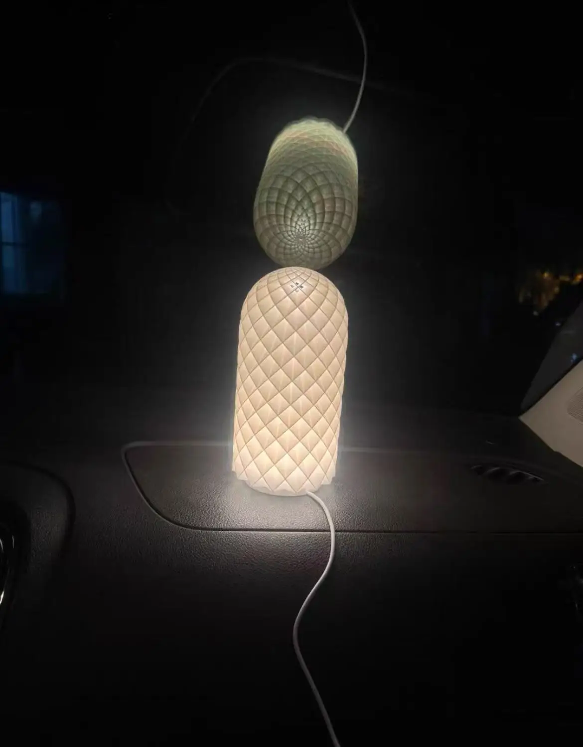 

3D printing LED night light MH001 model components