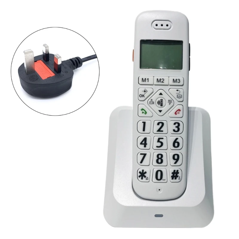 D1011 Cordless Home Phone Telephone Clear Caller Display Number Storage CallerID/Call Waiting Home Landlines Phones