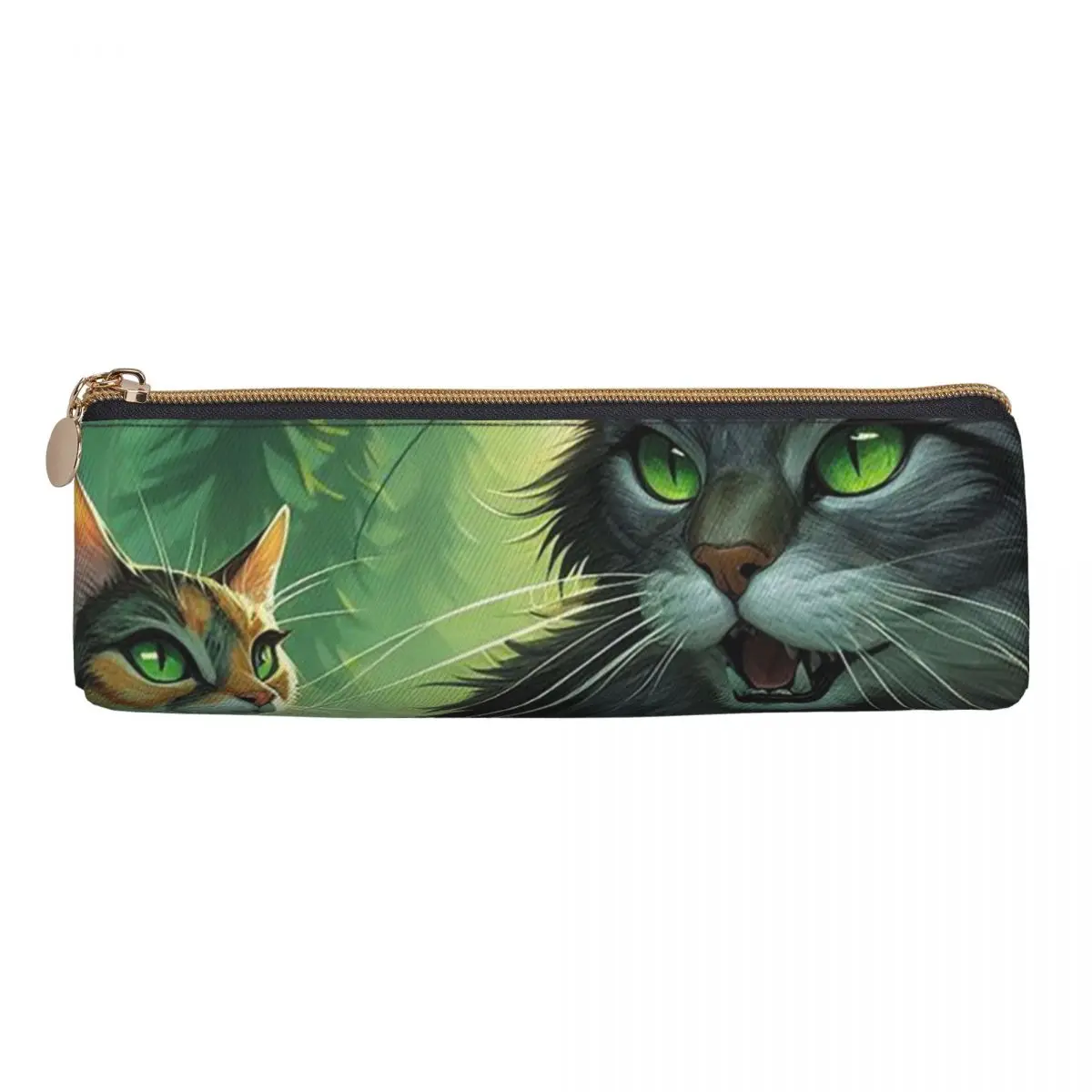 

Warrior Cats Pencil Case Pencil Pouch Storage Stationery Supplies Big Capacity Pen Box Pencil Bag for Kids Gifts
