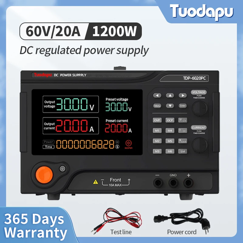 Programmable DC power supply 300V 5A 600V 3A 500V 5A laboratory DC power regulator switch DC power port RS485 220V