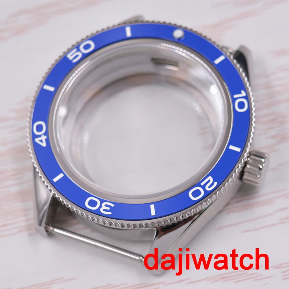 

42mm Sapphire Glass Ceramic Bezel Case Fit NH35 NH36 NH35A NH36A ETA 2824 PT5000 Seagull 2130 Movement Watch Accessor