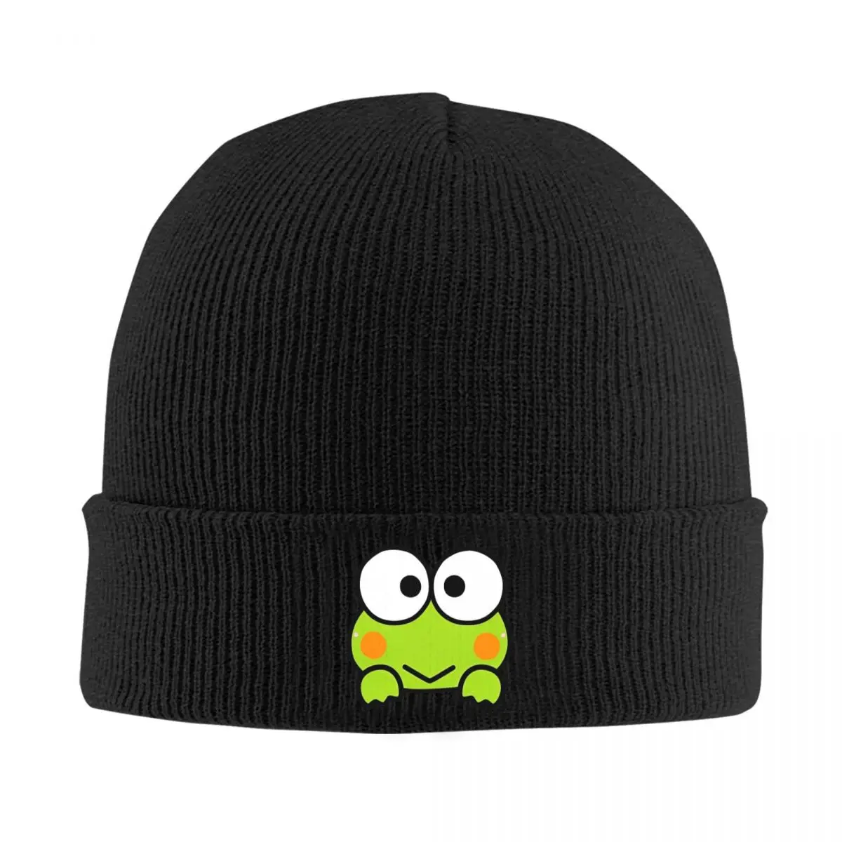 Kero Kero Keroppi Cute Cartoon Knitted Caps Women's Men's Beanies Autumn Winter Fashion Hats Acrylic Japanese Kawaii Anime Warm