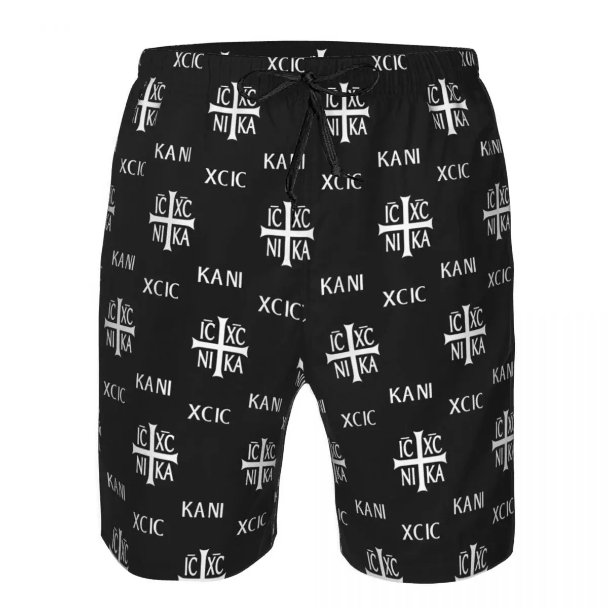 

IC XC NIKA Cross Christian Orthodox Jesus Chris Trunks Beach Board Shorts Casual Quick Dry Swim Summer Men Pants