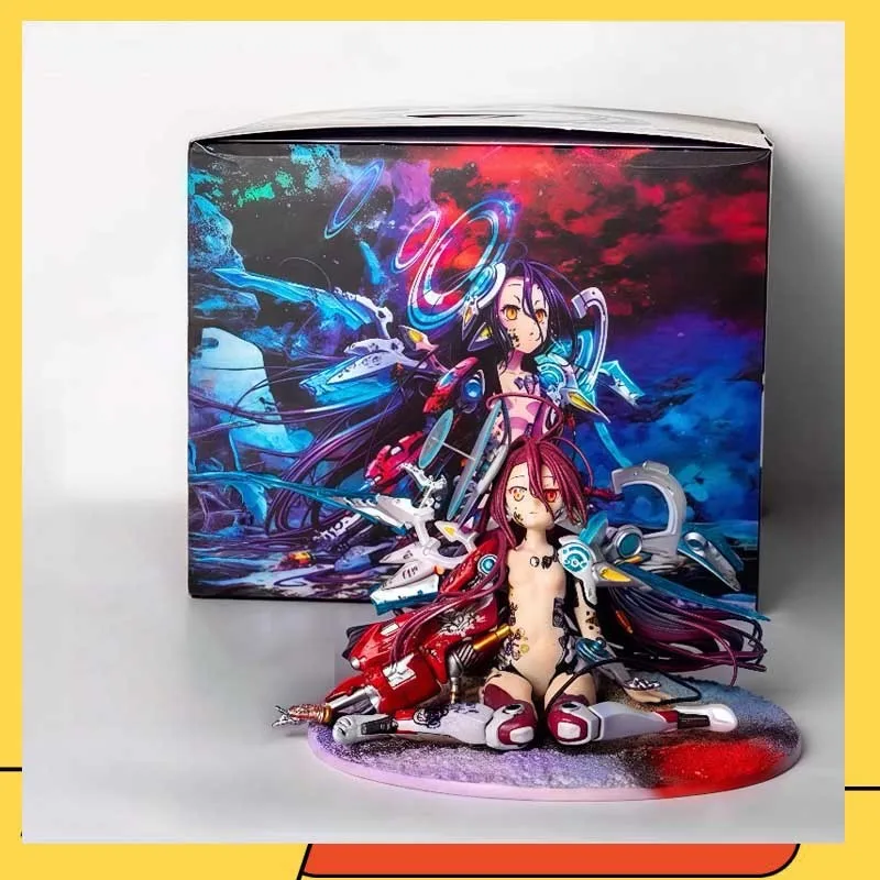 

13cm No Game No Life Zero Anime Figure Theatre Edition Generation 2 Pvc Action Figure Shuvi Dola Shiro Figurine Model Doll Gift