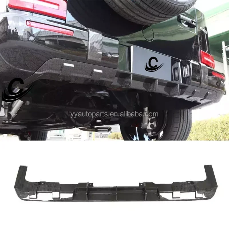 

G Class W463a JCW Style Rear Lip For W464 Modified to G63 2019y Car Bumper Carbon Fiber Material