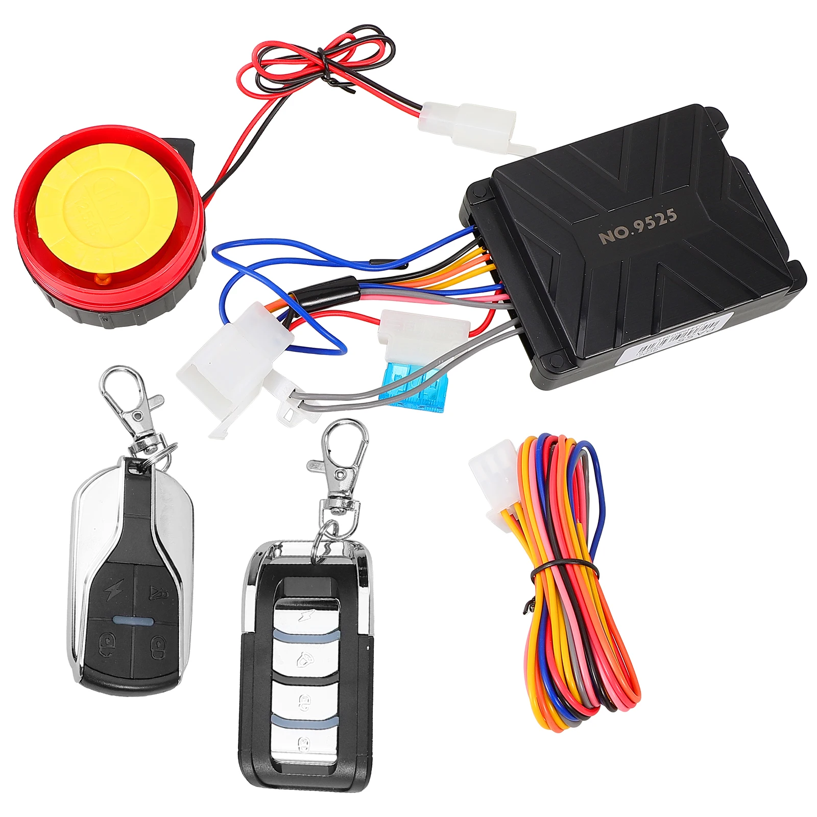 

1 Set Motorcycle Alarm System Remote Start Security Accessories Car Truck Horn Controller Vibration Lock Kit Sound Light