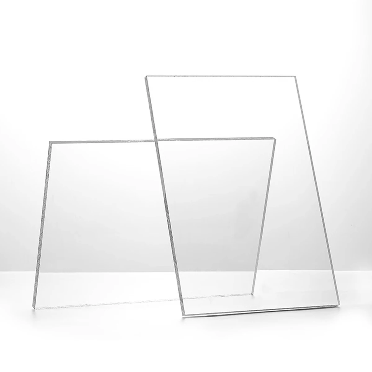 Pelat PVC Lembaran Plastik Transparan Tinggi Papan Keras Ketebalan 0.3 ~ 10Mm Bahan DIY 100X100 100X200 200X200 200X300 210x297mm