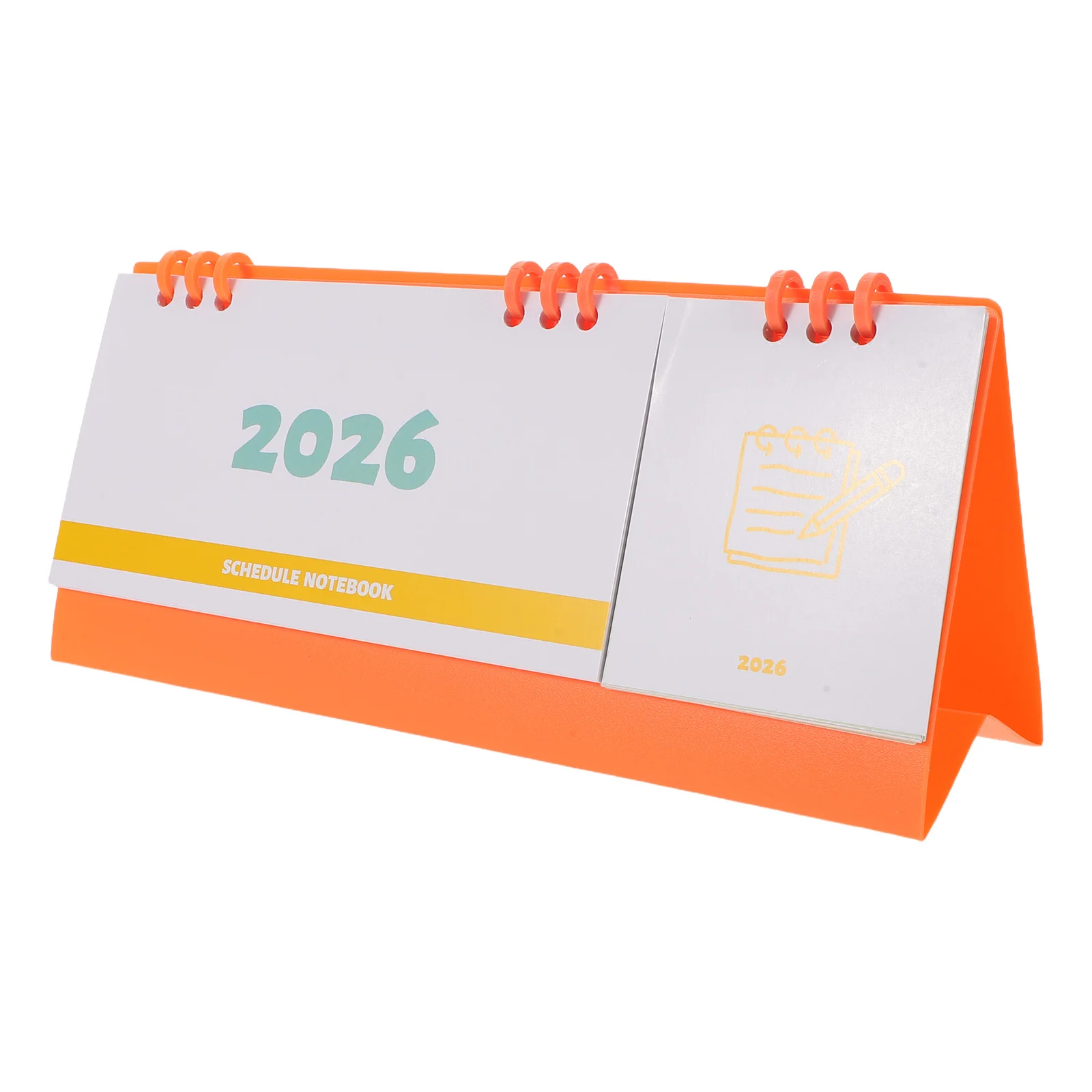 

2026 Mini Desk Calendar Spiral Bound Flip Calendar January to December Monthly Planner Modern Standing Desktop Schedule Planner