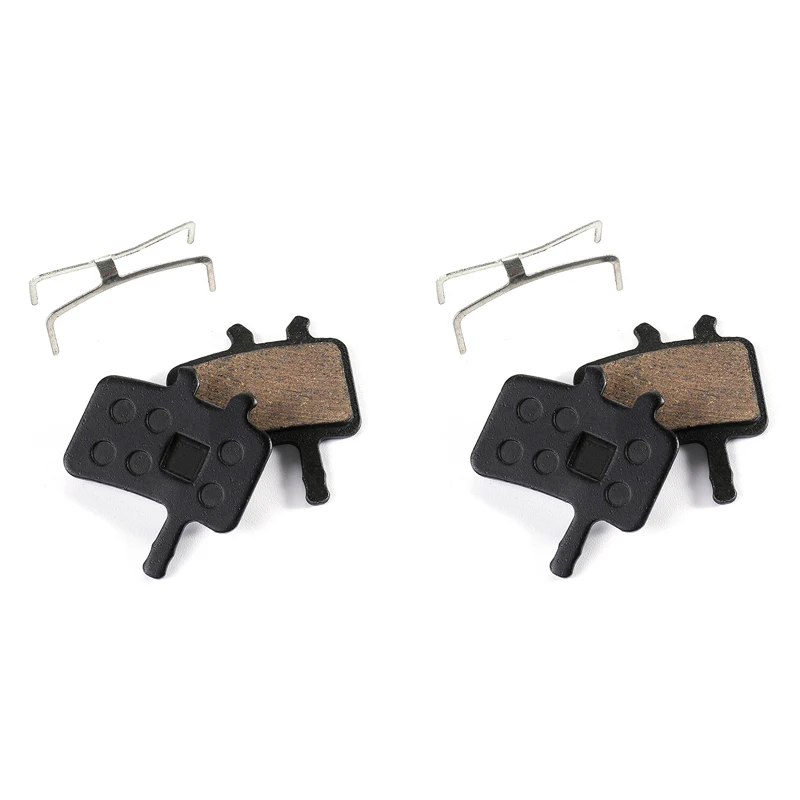 2 Pairs of Resin Bicycle Brake Pads are Used For Shimano SRAM AVID HAYES and Other Disc Brakes