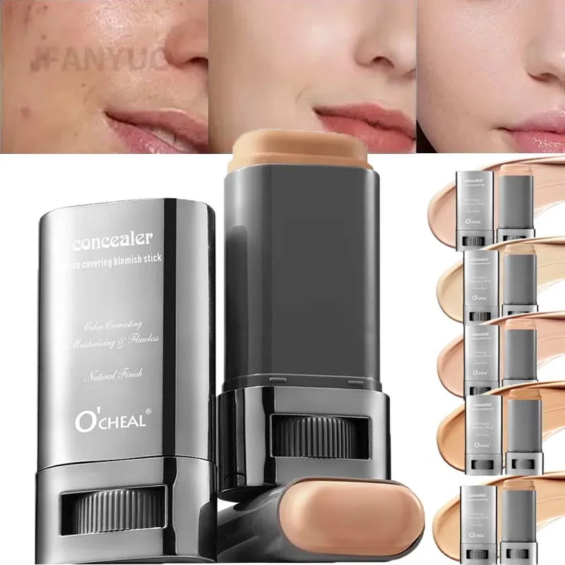 Matte Foundation Cream Stick Boosted Skin Tint Silky Texture Moisturizing Lasting Coverage Concealer Base Even Skin Tone Makeup